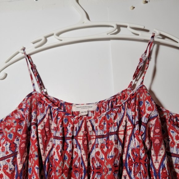 Womens Beachlunchlounge Peep shoulder Peasant top Size XS - Picture 6 of 12